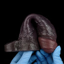 8.46in Uncut Realistic Texture Design Reusable Penis Cover Dildo Sleeve