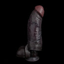 8.46in Uncut Realistic Texture Design Reusable Penis Cover Dildo Sleeve