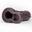 8.46in Uncut Realistic Texture Design Reusable Penis Cover Dildo Sleeve