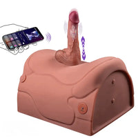 8.46in Vibrating Thrusting Riding Dildo Seat Remote Control Dildo Chair