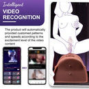 8.46in Vibrating Thrusting Riding Dildo Seat Remote Control Dildo Chair