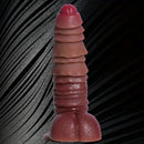 8.4in Liquid Silicone Monster Dildo Sex Toy Soft Flexible Fantasy Anal Dildo