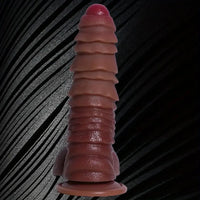 8.4in Liquid Silicone Monster Dildo Sex Toy Soft Flexible Fantasy Anal Dildo
