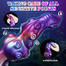 8.53in Fantasy Knot Tentacle Curved Head Silicone Dildo Prostate Massage