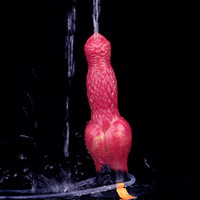 8.54in Fantasy Knotted Silicone Soft Big Dildo Ejaculating Penis Sex Toy