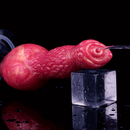 8.54in Fantasy Knotted Silicone Soft Big Dildo Ejaculating Penis Sex Toy