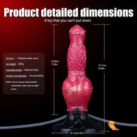8.54in Fantasy Knotted Silicone Soft Big Dildo Ejaculating Penis Sex Toy