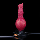 8.54in Fantasy Knotted Silicone Soft Big Dildo Ejaculating Penis Sex Toy
