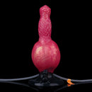 8.54in Fantasy Knotted Silicone Soft Big Dildo Ejaculating Penis Sex Toy