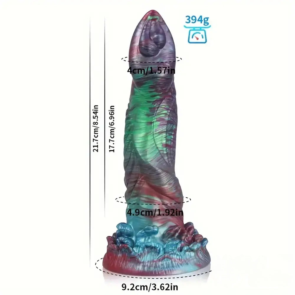 8.54in Fantasy Monster Big Dildo Sex Toy For Increased Stimulation