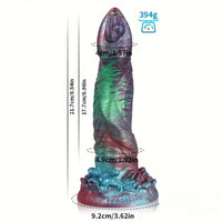 8.54in Fantasy Monster Big Dildo Sex Toy For Increased Stimulation