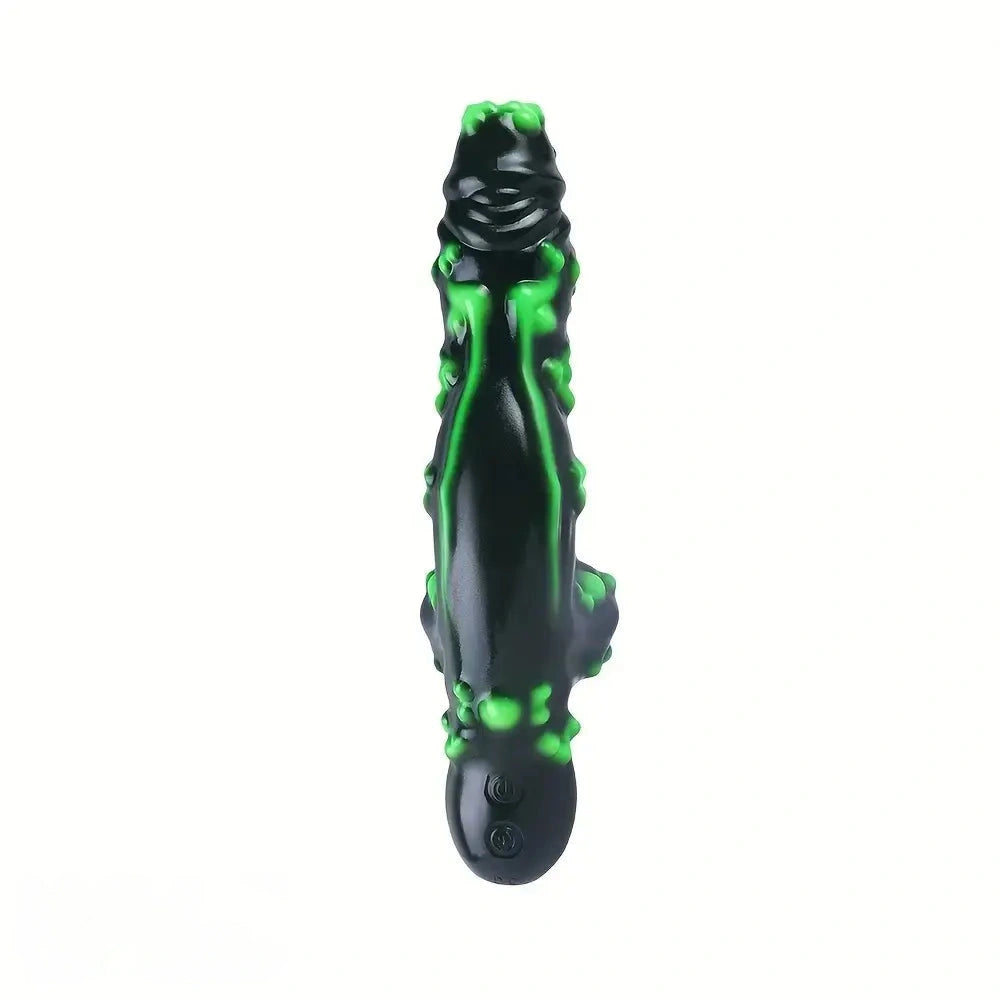 8.54in Fantasy Silicone Soft Handle Dildo Alien Penis Skin-Friendly Dildo