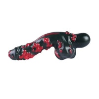 8.54in Fantasy Silicone Soft Handle Dildo Alien Penis Skin-Friendly Dildo