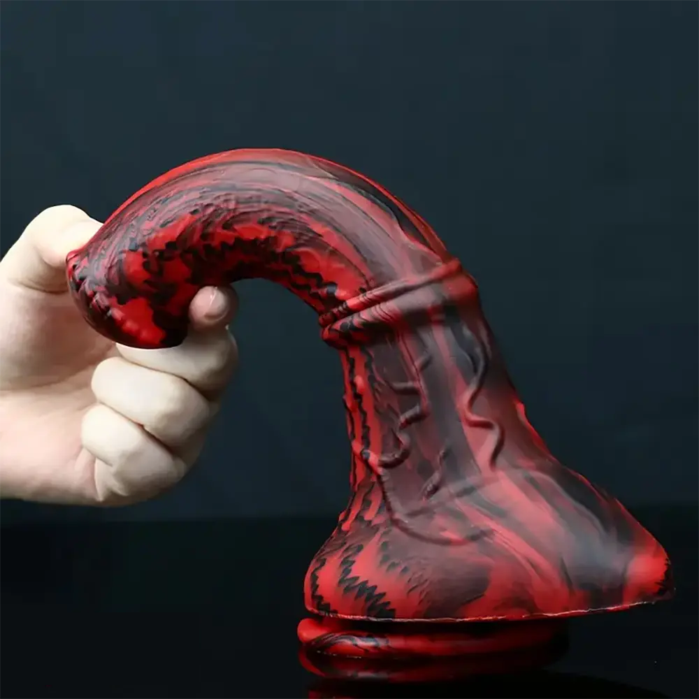 8.54in Horse Dildo Liquid Silicone Animal Big Soft Anal Real Dildo