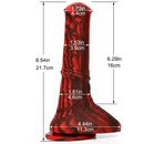 8.54in Horse Dildo Liquid Silicone Animal Big Soft Anal Real Dildo