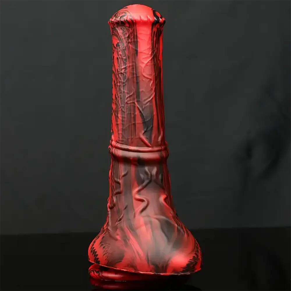 8.54in Horse Dildo Liquid Silicone Animal Big Soft Anal Real Dildo