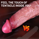 8.58in 10.43in Dual-Density Cosmetic Penis Realistic Silicone Soft Dildo