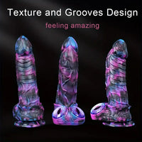 8.58in 9.2in 11in Silicone Fantasy Monster Big Dildo With Real Double Eyes