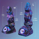 8.58in 9.2in 11in Silicone Fantasy Monster Big Dildo With Real Double Eyes
