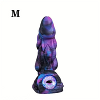 8.58in 9.2in 11in Silicone Fantasy Monster Big Dildo With Real Double Eyes