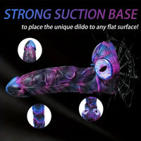 8.58in 9.2in 11in Silicone Fantasy Monster Big Dildo With Real Double Eyes