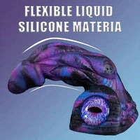 8.58in 9.2in 11in Silicone Fantasy Monster Big Dildo With Real Double Eyes