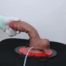 8.58in Dual Layer Highquality Material Silicone Strap on Ejaculating Dildo