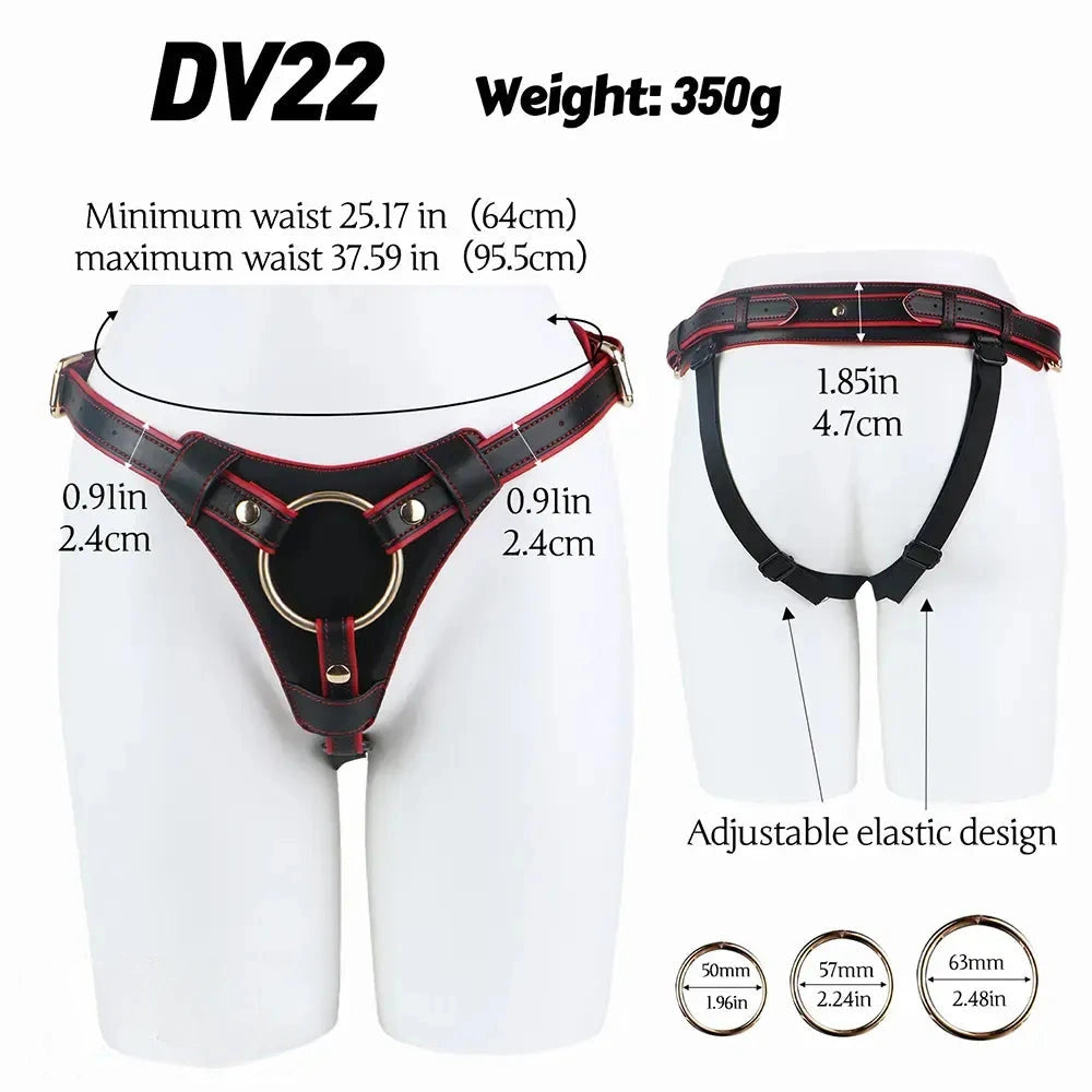 8.58in Dual Layer Highquality Material Silicone Strap on Ejaculating Dildo