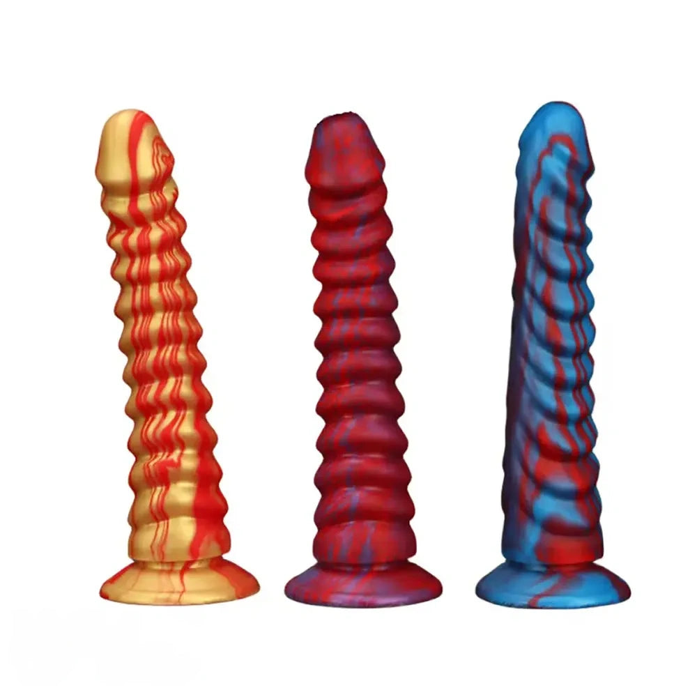 8.58in Exotic Anal Threads Realistic Dildo For Women Fucking Sex