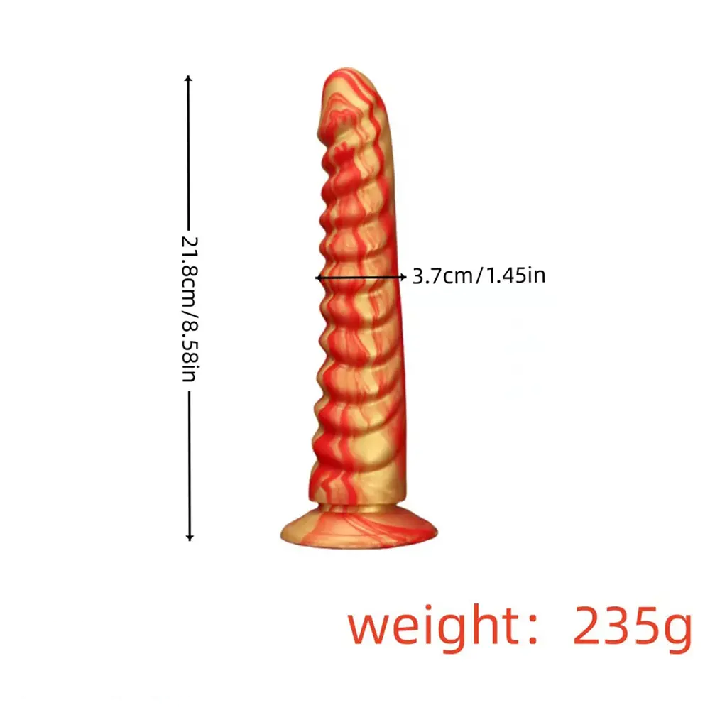 8.58in Exotic Anal Threads Realistic Dildo For Women Fucking Sex