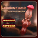8.58in Liquid Silicone Pleasure Male Female Masturbation Fantasy Real Dildo