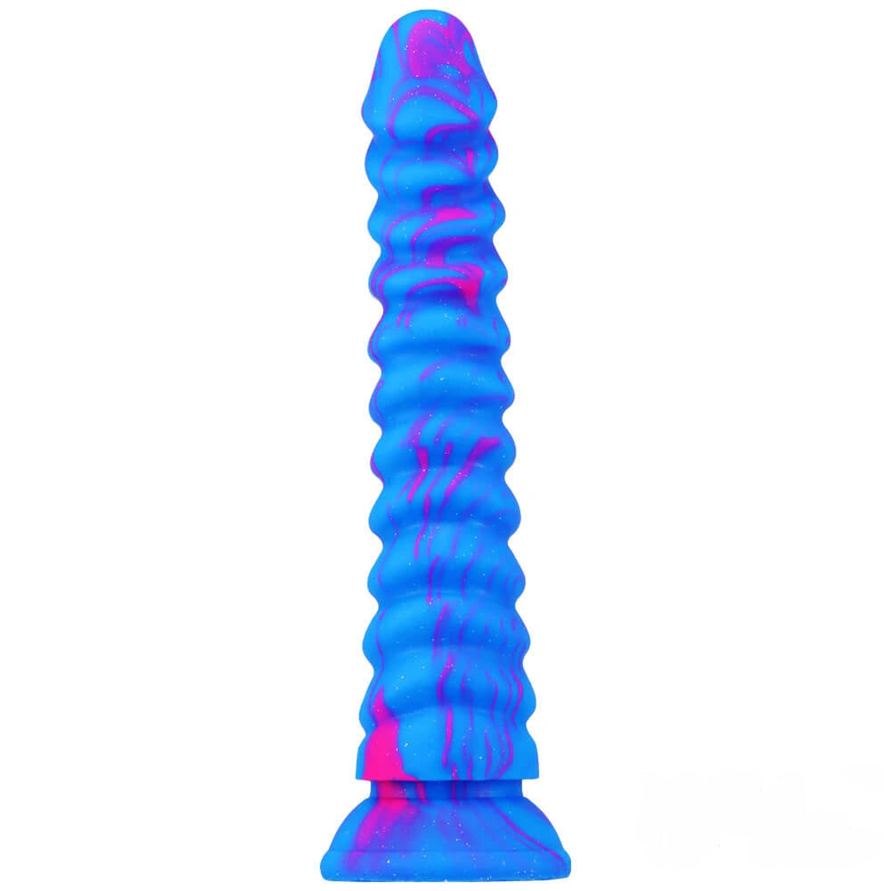 8.58in Multi-colorful Dragon Double Layer Dildo Thick Big Dildo