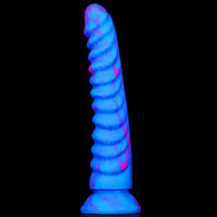 8.58in Multi-colorful Dragon Double Layer Dildo Thick Big Dildo