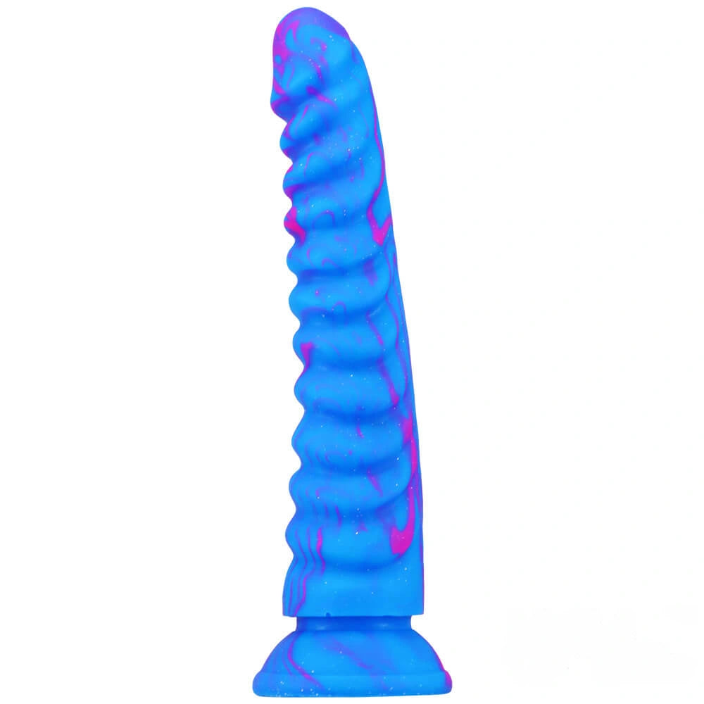 8.58in Multi-colorful Dragon Double Layer Dildo Thick Big Dildo