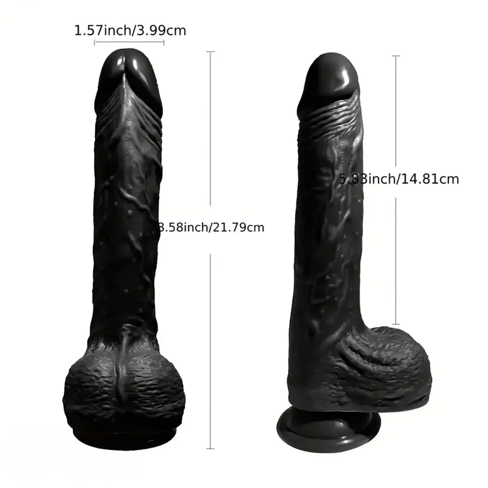 8.58in Remote Control Thrusting Vibrating Heating Dildo For Sex Stimulation