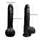8.58in Remote Control Thrusting Vibrating Heating Dildo For Sex Stimulation
