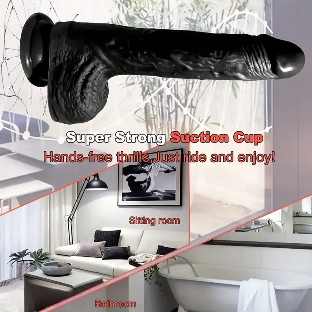 8.58in Remote Control Thrusting Vibrating Heating Dildo For Sex Stimulation