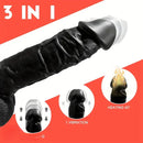 8.58in Remote Control Thrusting Vibrating Heating Dildo For Sex Stimulation