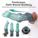 8.58in Wolf Animal Knot Hollow Penis Sleeve Dildo Penis Enlargement Sleeve