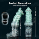 8.58in Wolf Animal Knot Hollow Penis Sleeve Dildo Penis Enlargement Sleeve