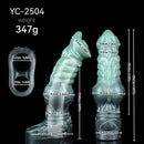 8.58in Wolf Animal Knot Hollow Penis Sleeve Dildo Penis Enlargement Sleeve