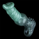 8.58in Wolf Animal Knot Hollow Penis Sleeve Dildo Penis Enlargement Sleeve