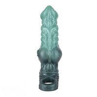 8.58in Wolf Animal Knot Hollow Penis Sleeve Dildo Penis Enlargement Sleeve