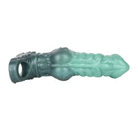 8.58in Wolf Animal Knot Hollow Penis Sleeve Dildo Penis Enlargement Sleeve
