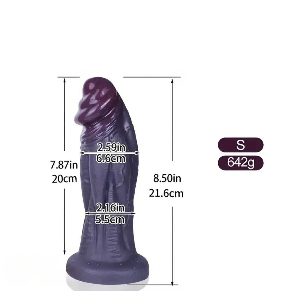 8.5in 10.23in 11.22in Big Ebony Penis With Realistic Touch Thick Dildo