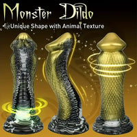8.5in Big Silicone Soft Monster Animal Snake Dildo For Vagina Prostate