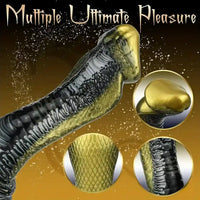 8.5in Big Silicone Soft Monster Animal Snake Dildo For Vagina Prostate