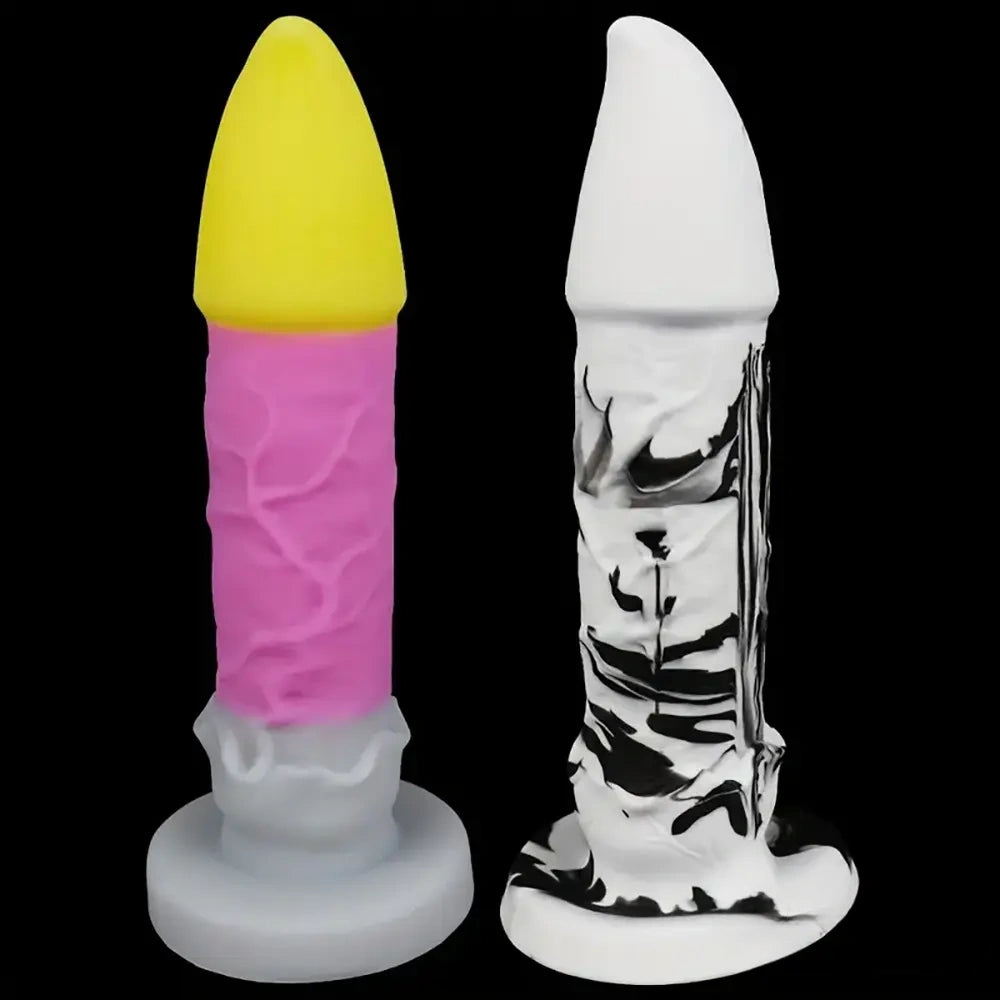 8.5in Brush Silicone Big Soft Dildo For Women Men Couple Female Pleasure