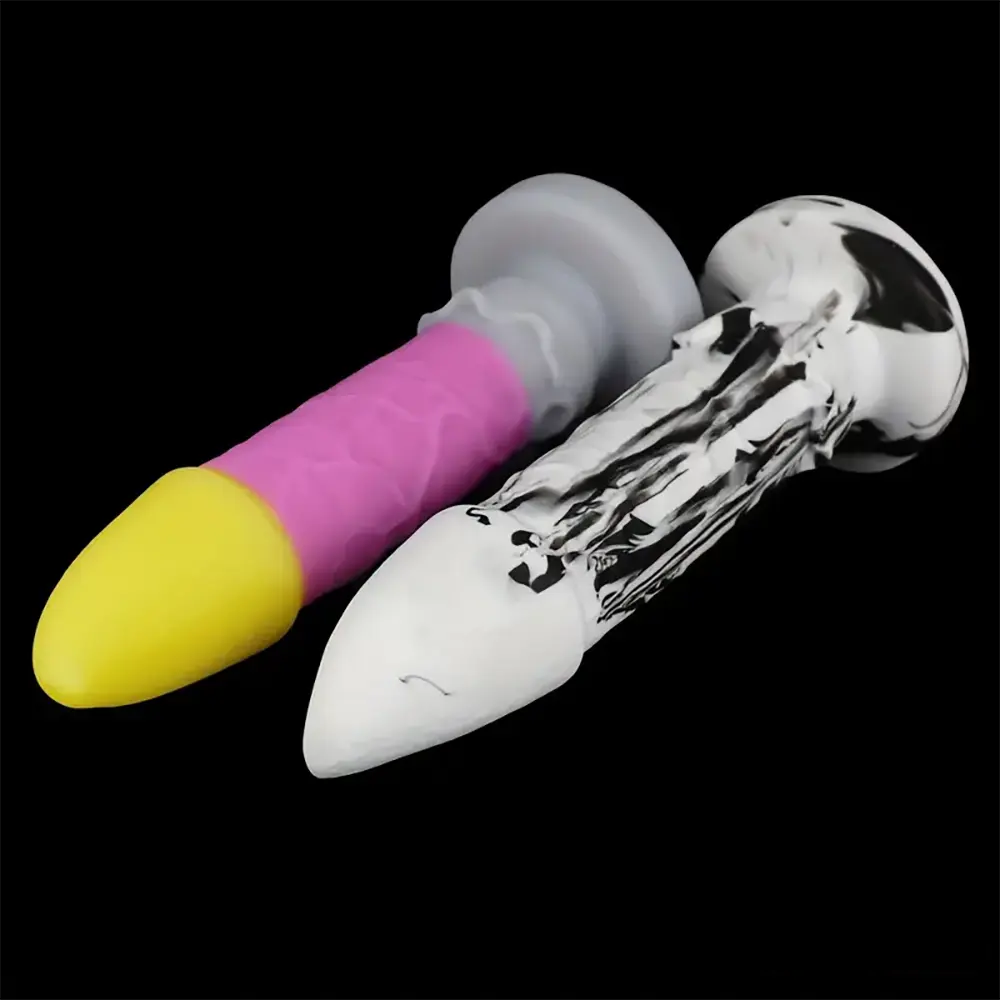 8.5in Brush Silicone Big Soft Dildo For Women Men Couple Female Pleasure