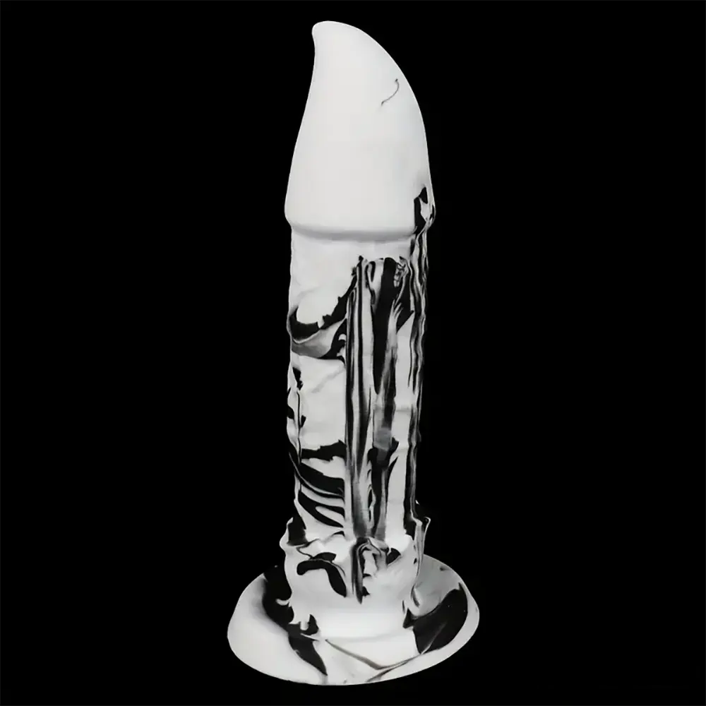 8.5in Brush Silicone Big Soft Dildo For Women Men Couple Female Pleasure